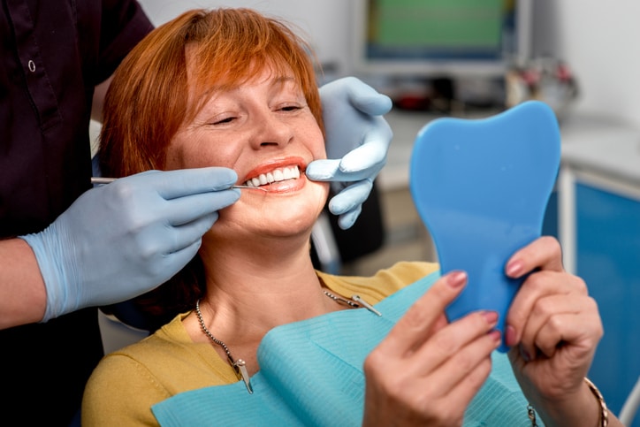full mouth of dental implants